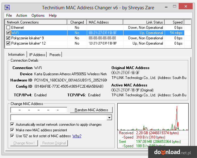 Mac address download
